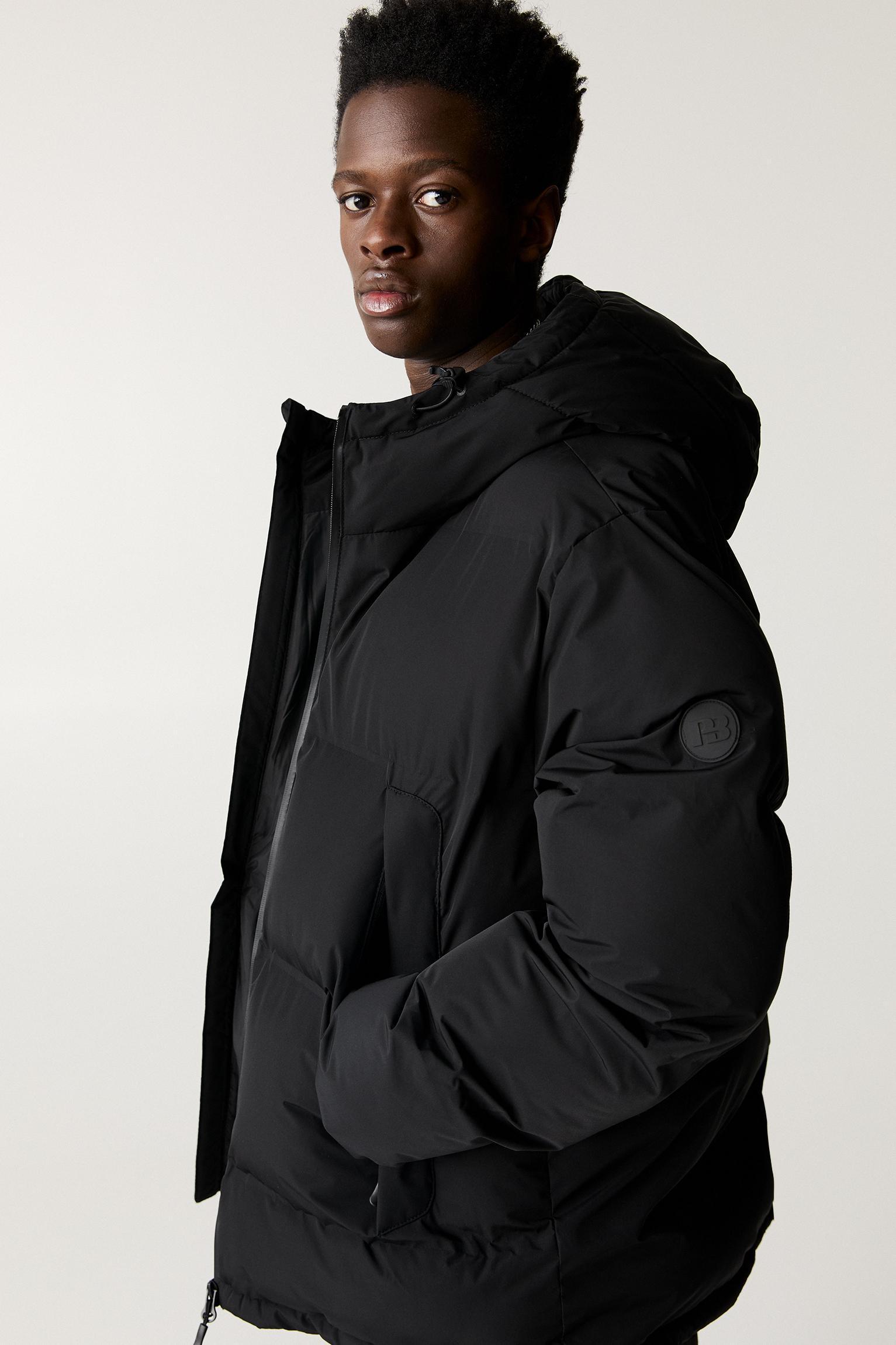 Puffer jacket with hood Product Image