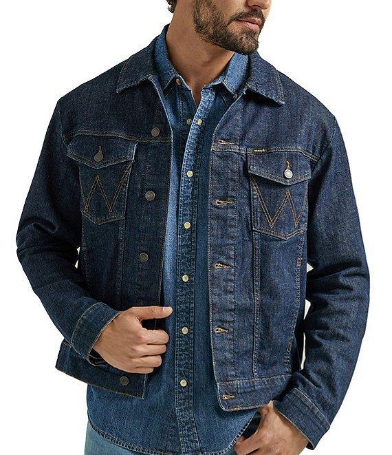 Wrangler® Long Sleeve Unlined Denim Jacket Product Image