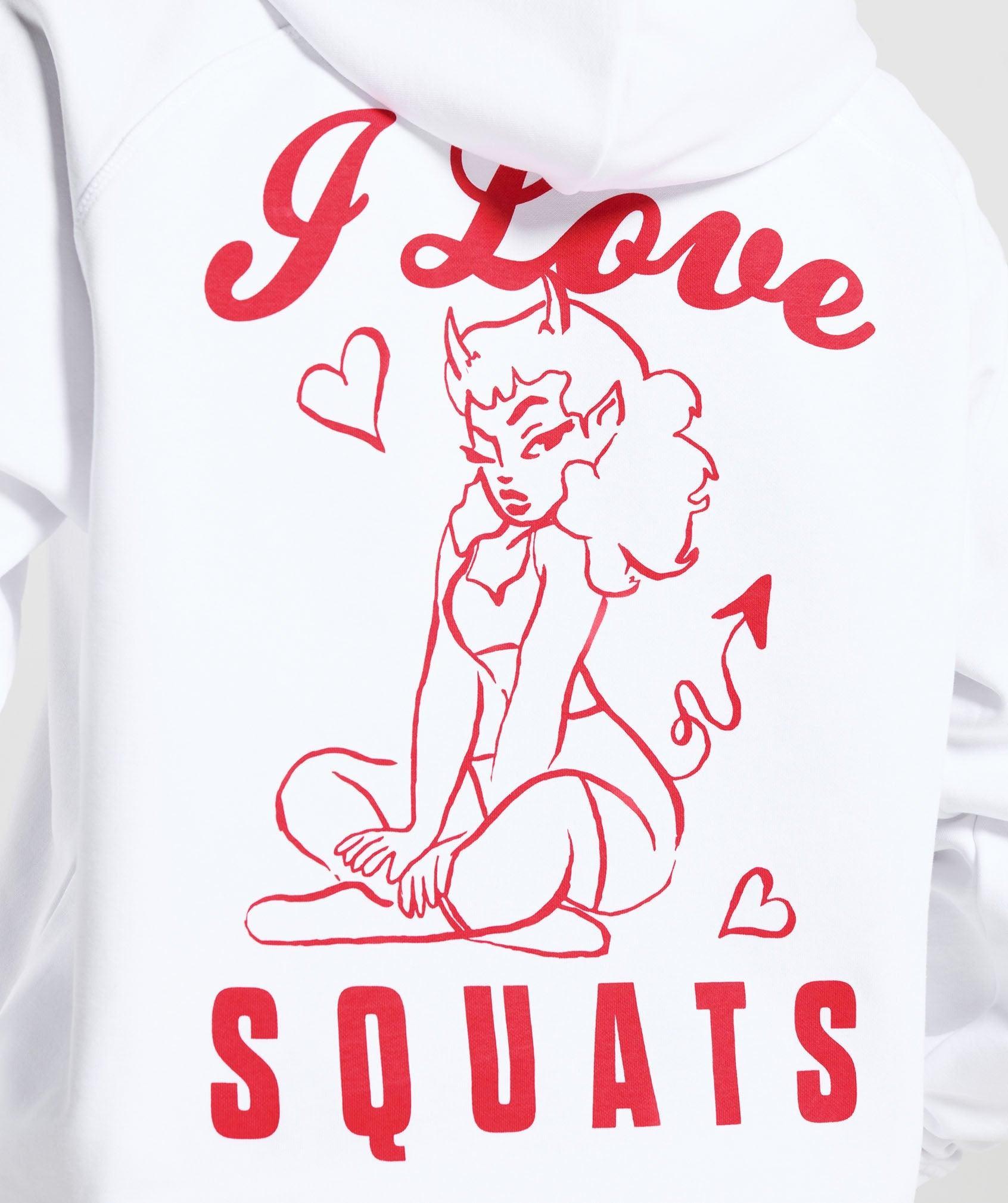 I Love Squats Hoodie Product Image