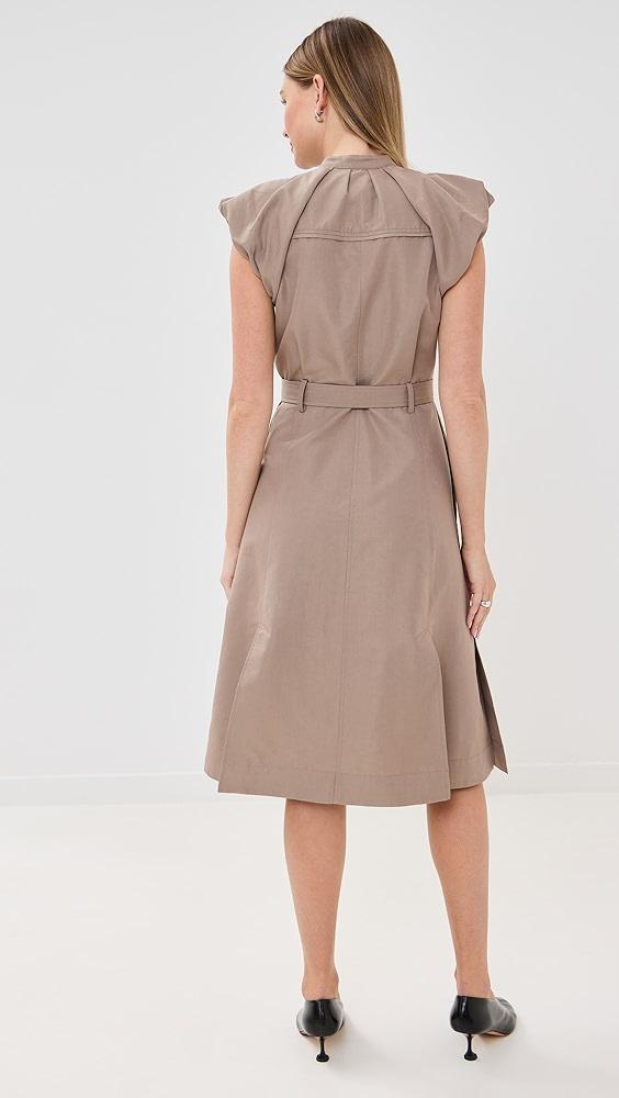 3.1 Phillip Lim Puff Sleeve Belted Shirt Dress | Shopbop Product Image