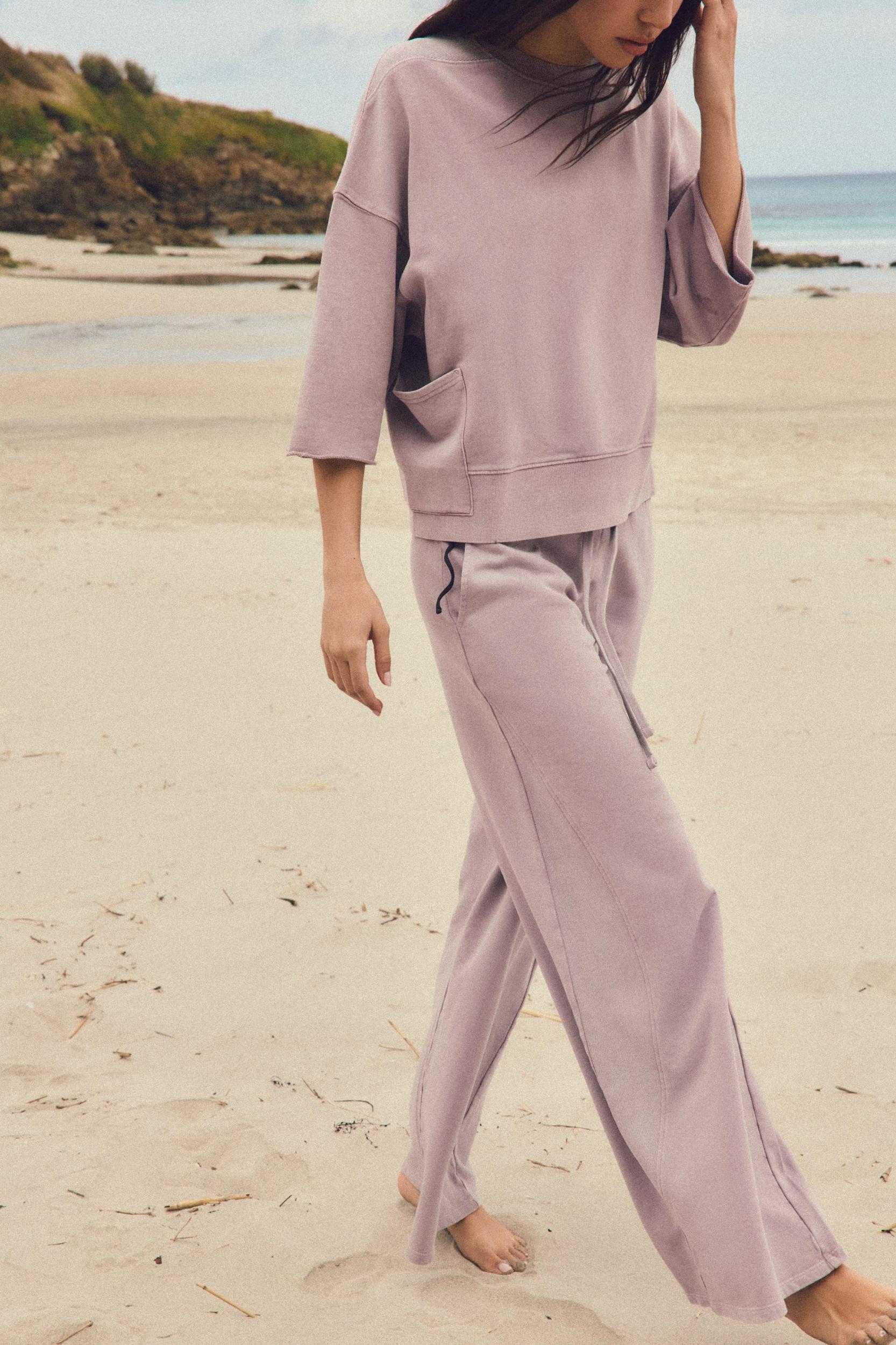 WASHED EFFECT PANTS Product Image