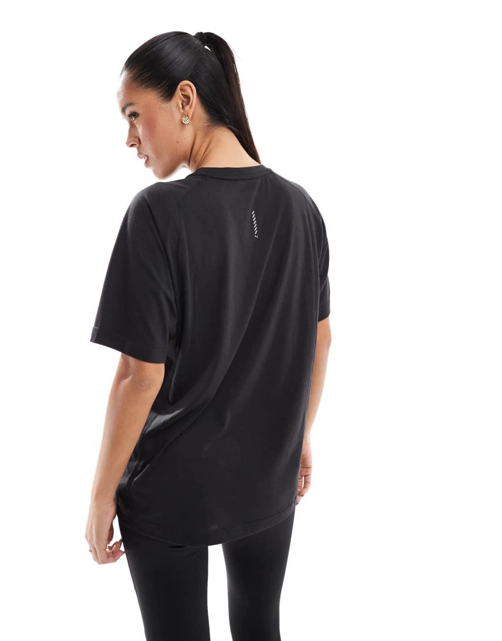 PUMA Training oversized T-shirt in black Product Image