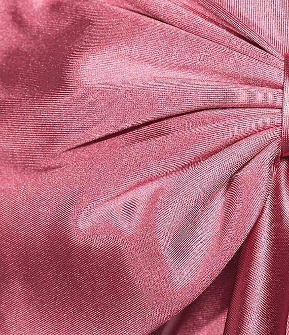 Honey and Rosie Sleeveless Square Neckline Fitted Dress Product Image