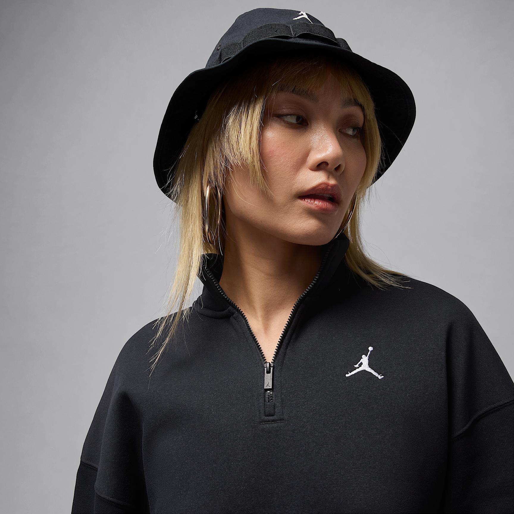 Womens Jordan Brooklyn Fleece 1/4-Zip Top | IH2391-010 Product Image
