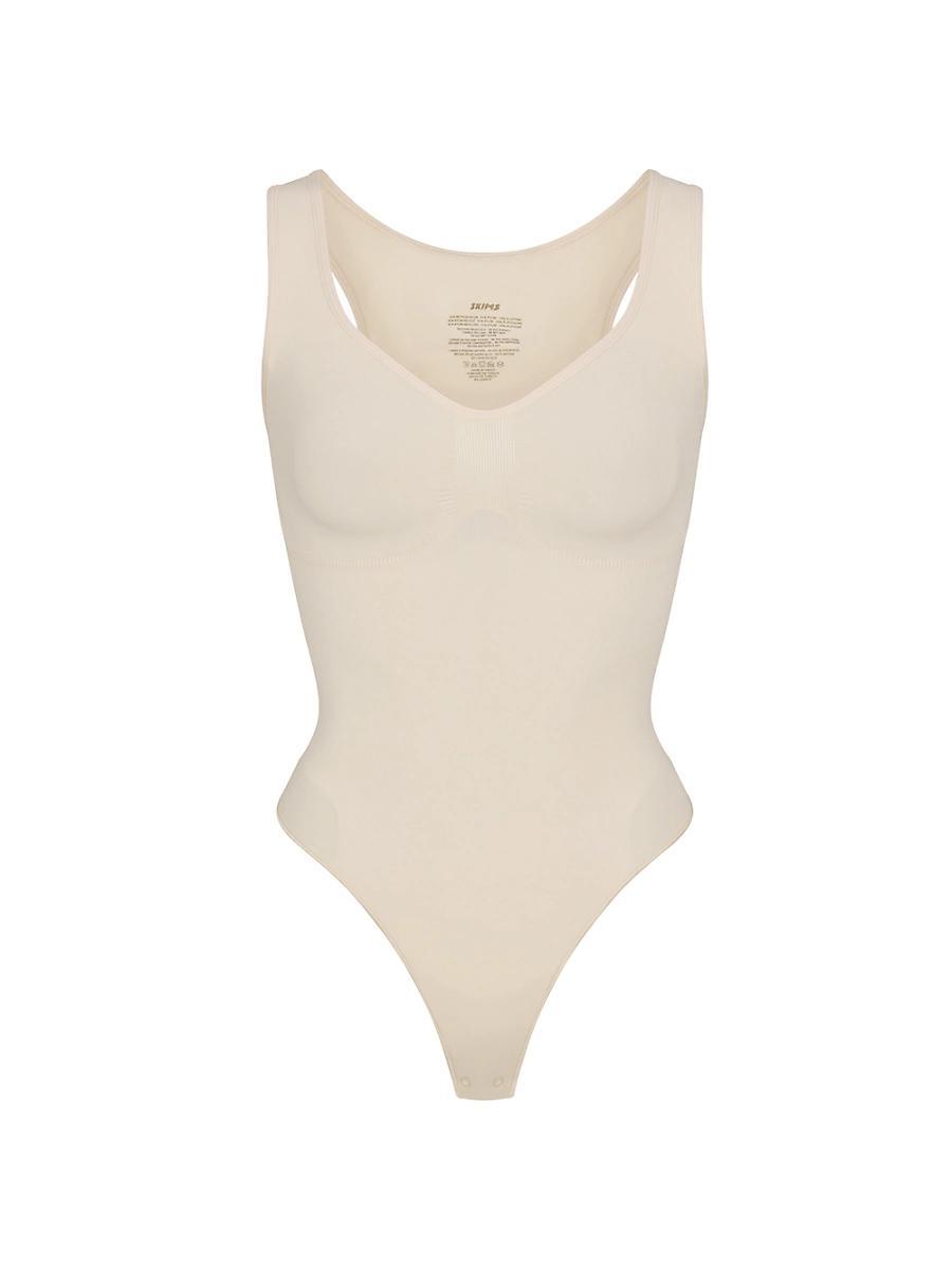 Womens Seamless Sculpt Scoopneck Thong Bodysuit Product Image