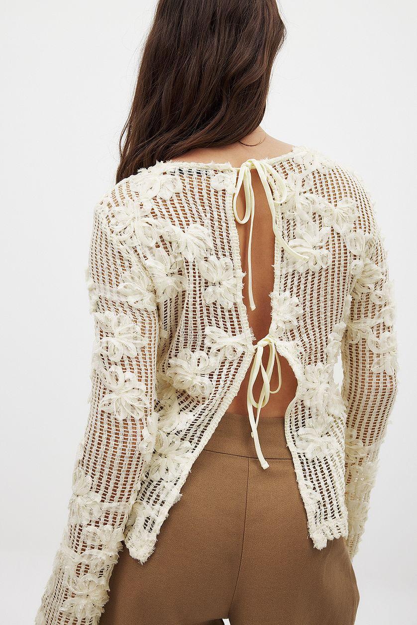 Crochet Detail Top Product Image