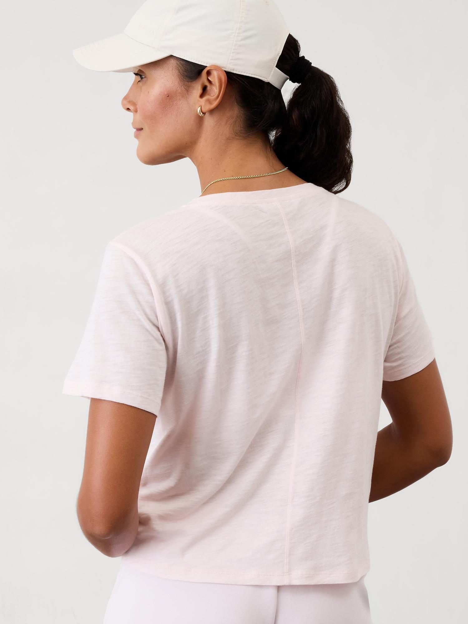 Essential Slub V-Neck Tee Product Image
