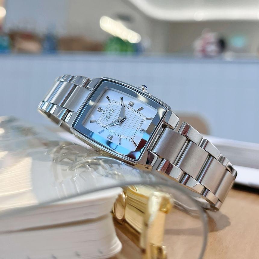 Square Alloy Bracelet Watch Product Image