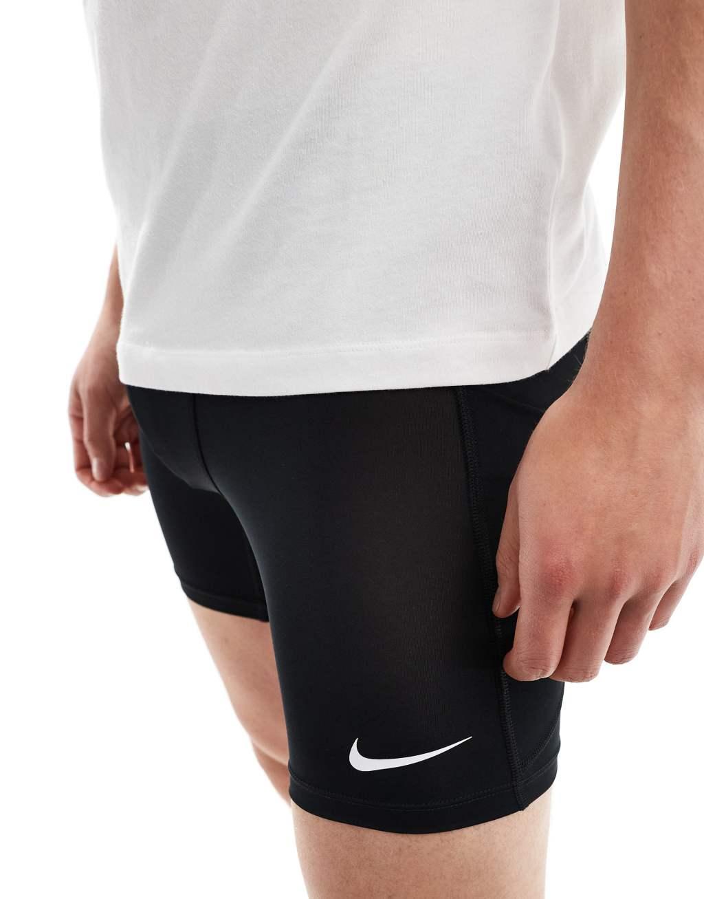 Nike Training Pro tight shorts in black Product Image