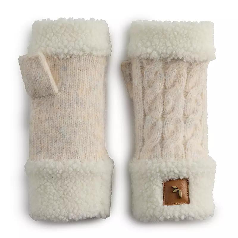 Womens Koolaburra by UGG Cable Knit Fingerless Gloves Product Image