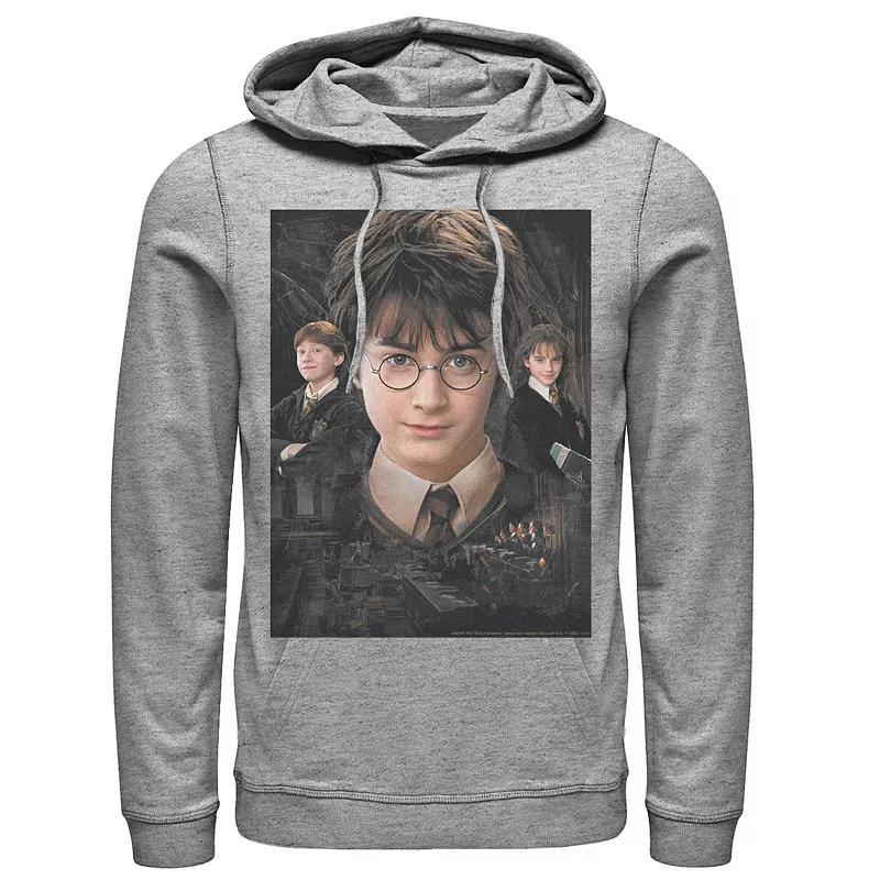 Men's Harry Potter Chamber Of Secrets Harry Ron Hermione Poster Graphic Pullover Hoodie,  Product Image
