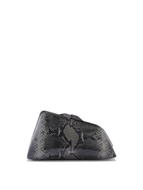 ''8.30 PM'' black and grey oversized clutch Product Image