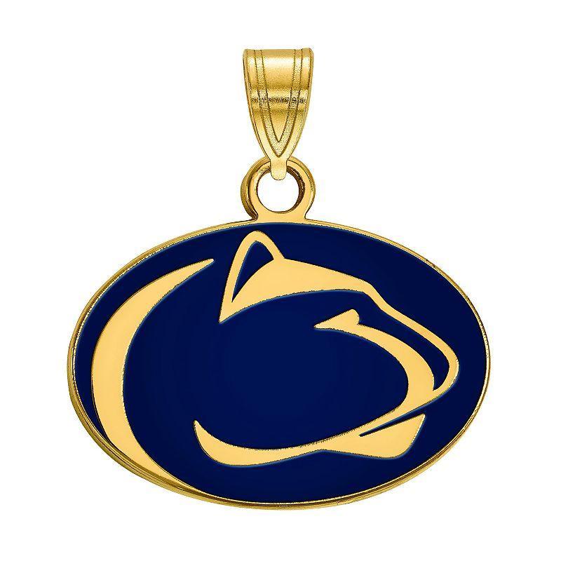 LogoArt Penn State Nittany Lions Sterling Silver Small Pendant, Womens Product Image