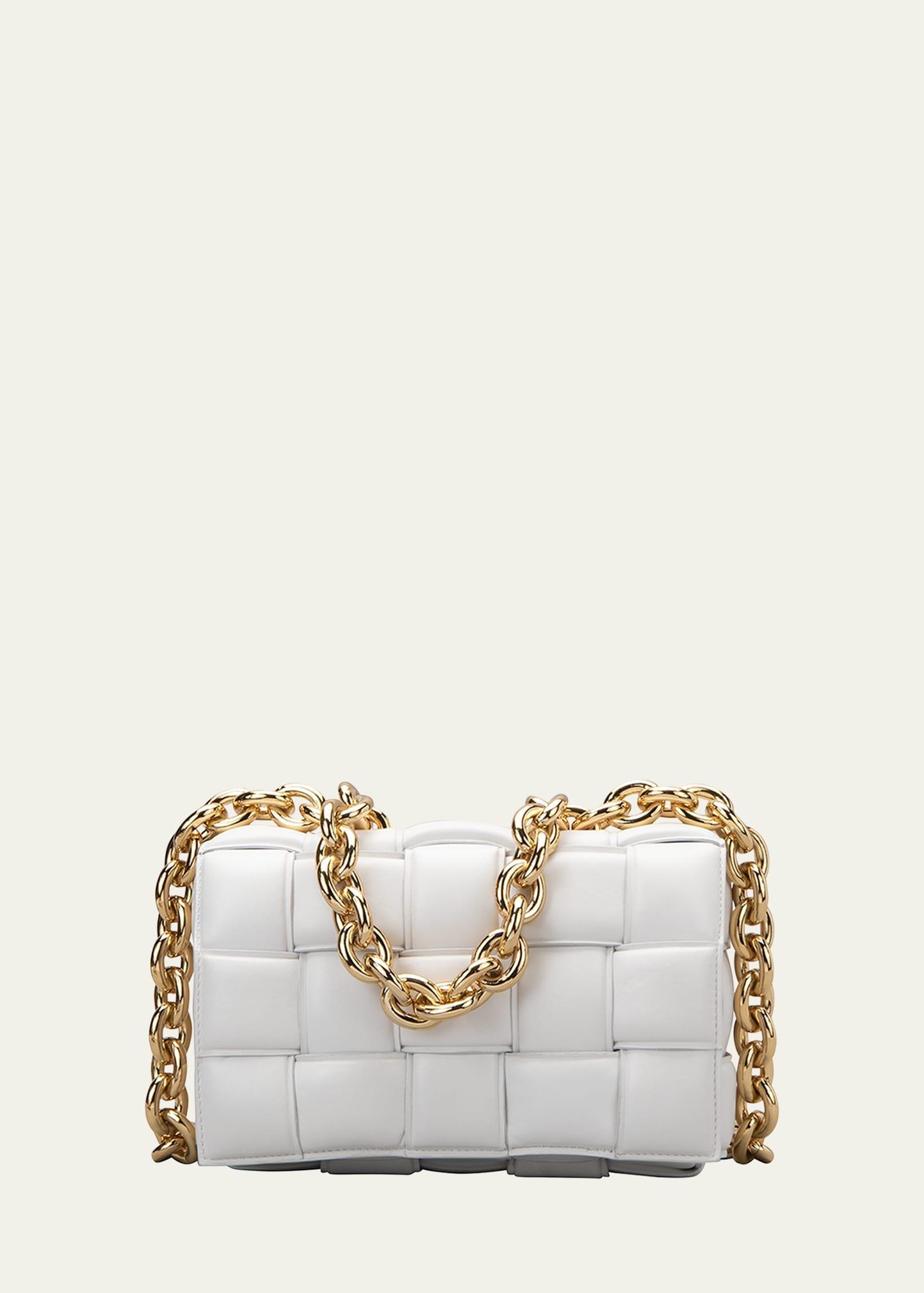 Bottega Veneta Cassette Woven Quilted Leather Crossbody Product Image