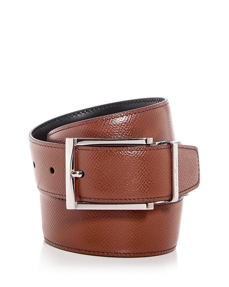 Ferragamo Mens Gancini Reversible Leather Belt Product Image