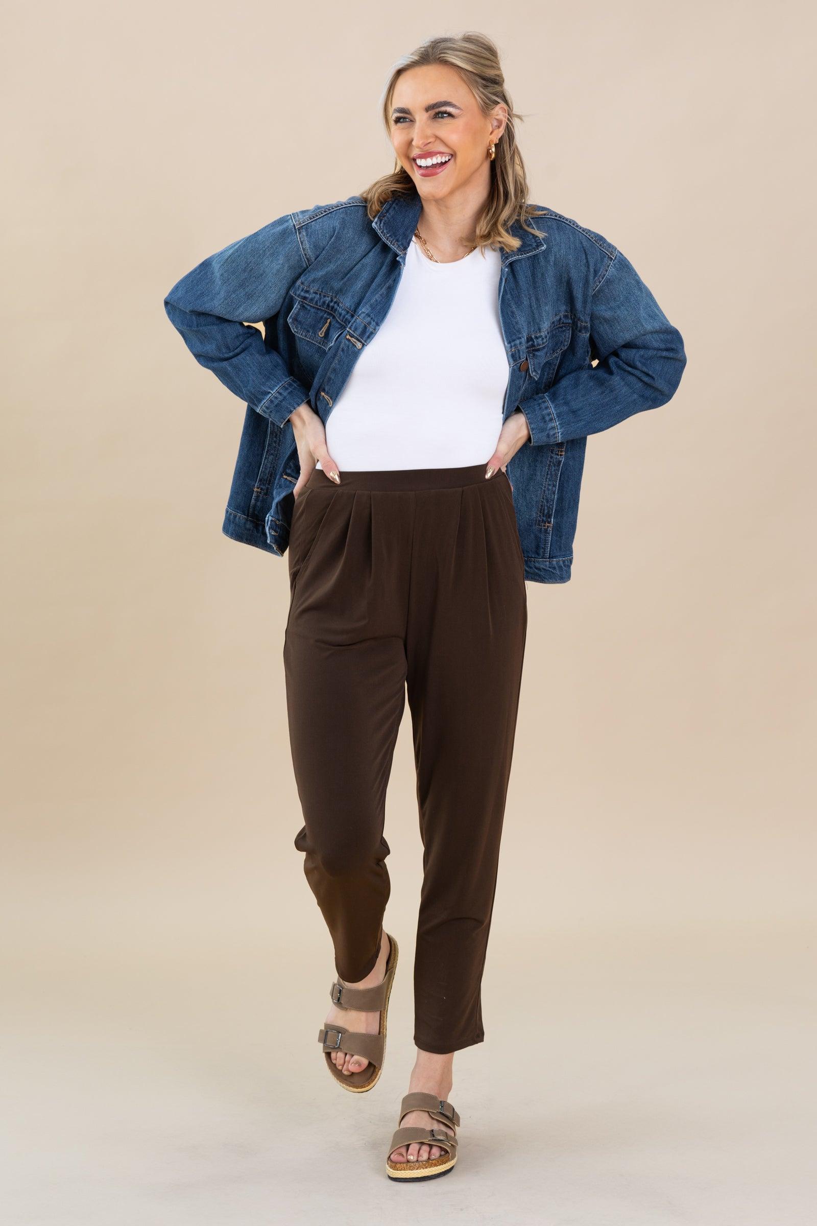 Pull On Tapered Leg Pant Product Image