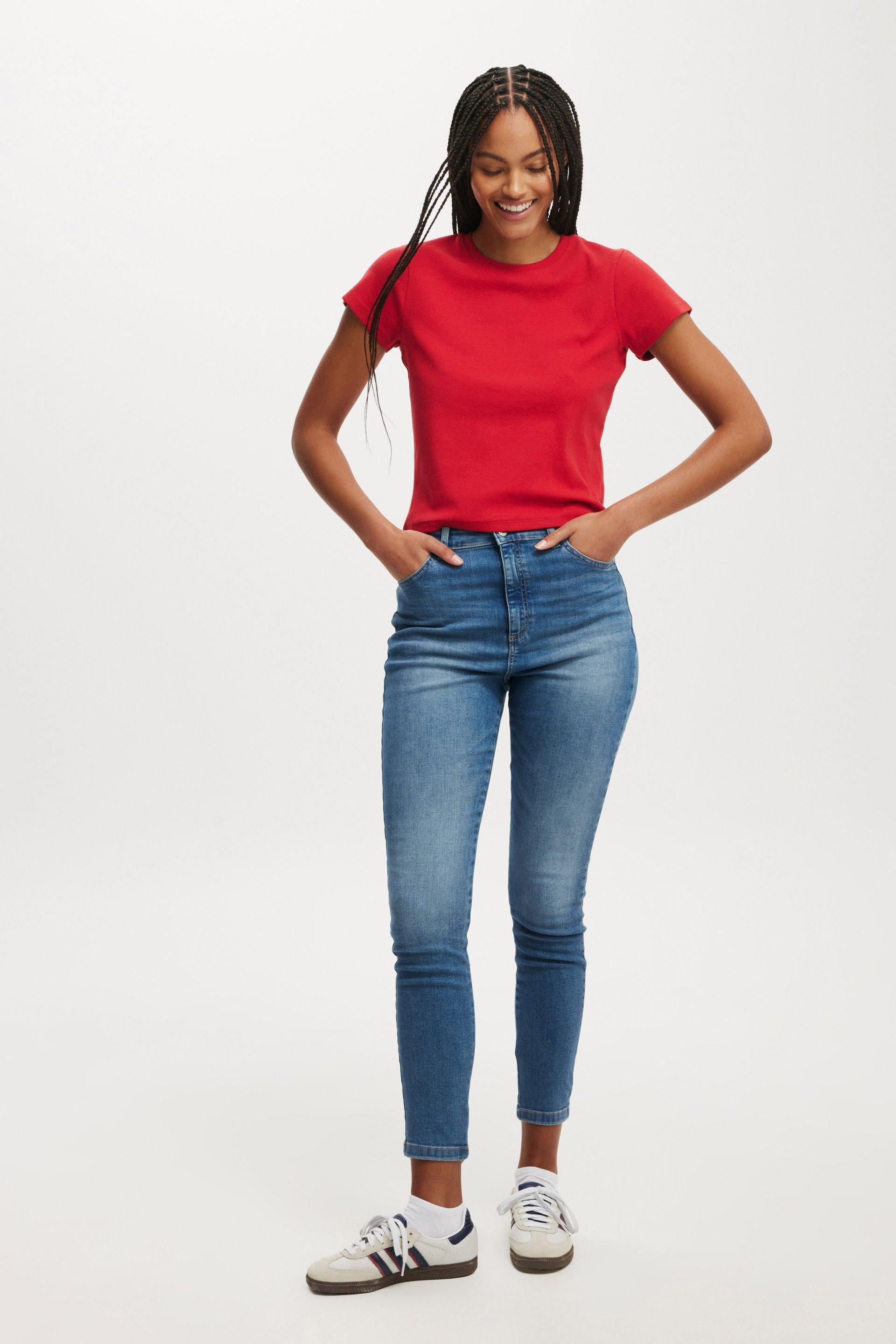 Curvy High Stretch Skinny Jean Product Image