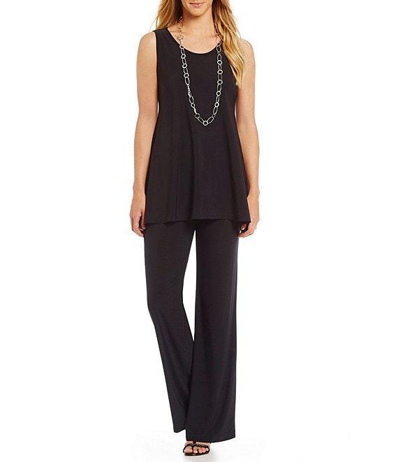 IC Collection Scoop Neck Sleeveless Long Tank Product Image