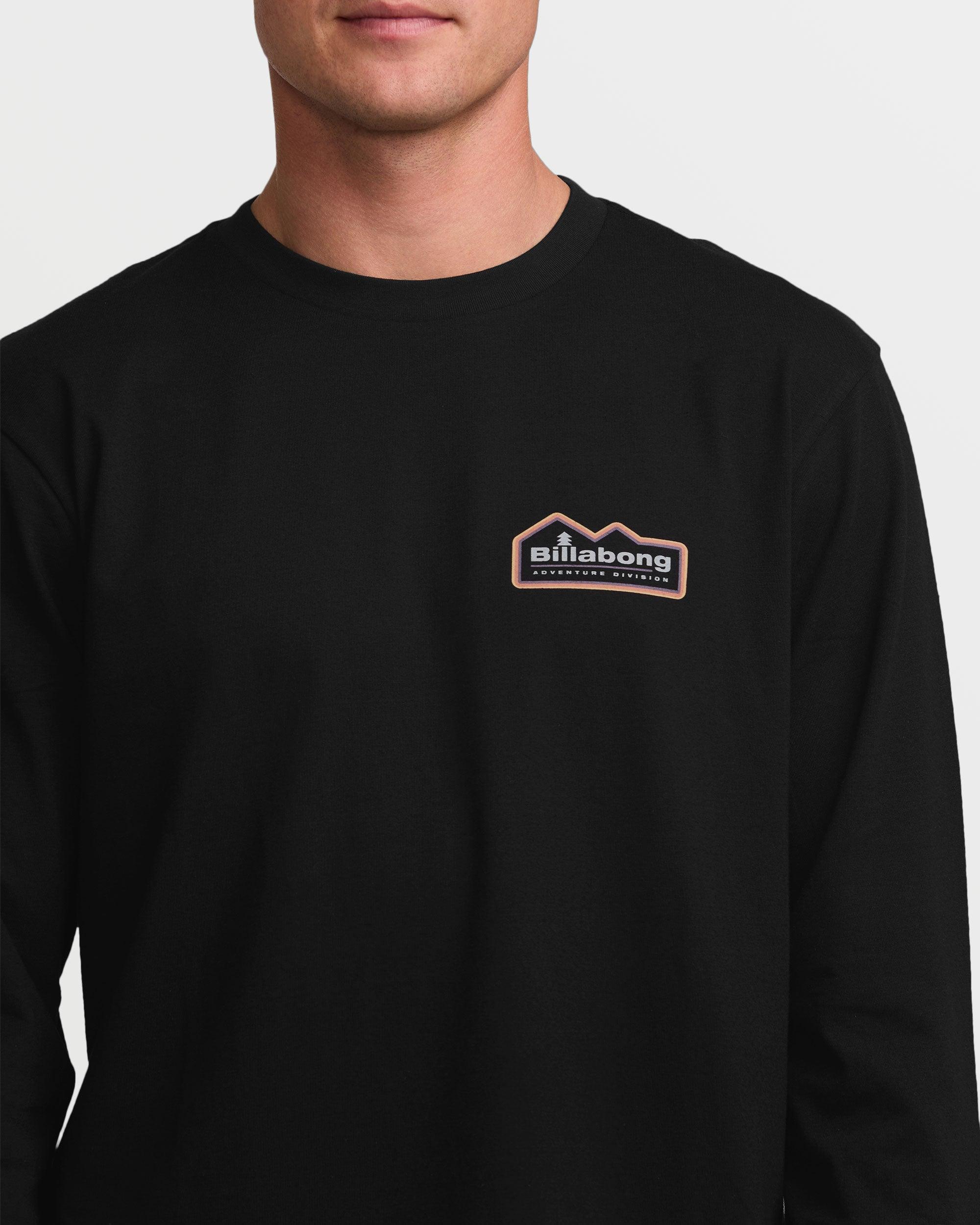 Range A/Div Long Sleeve Tee - Black Male Product Image