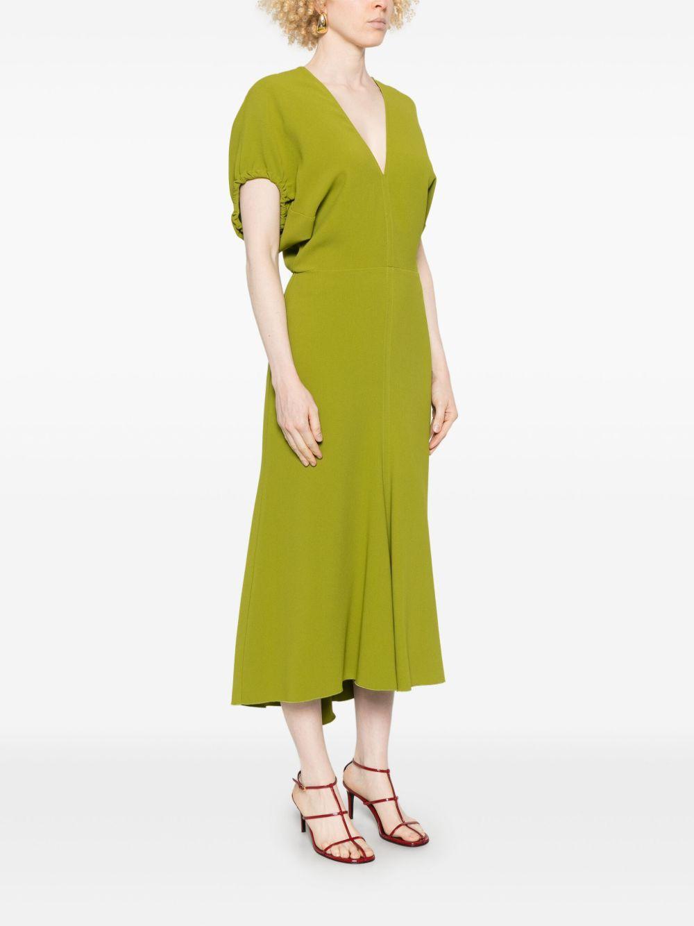 crepe midi dress Product Image
