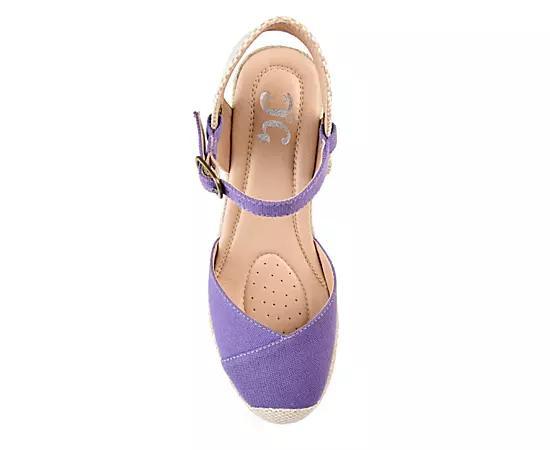 Journee Ashlyn Women's Wedges, Size: 9, Purple Product Image