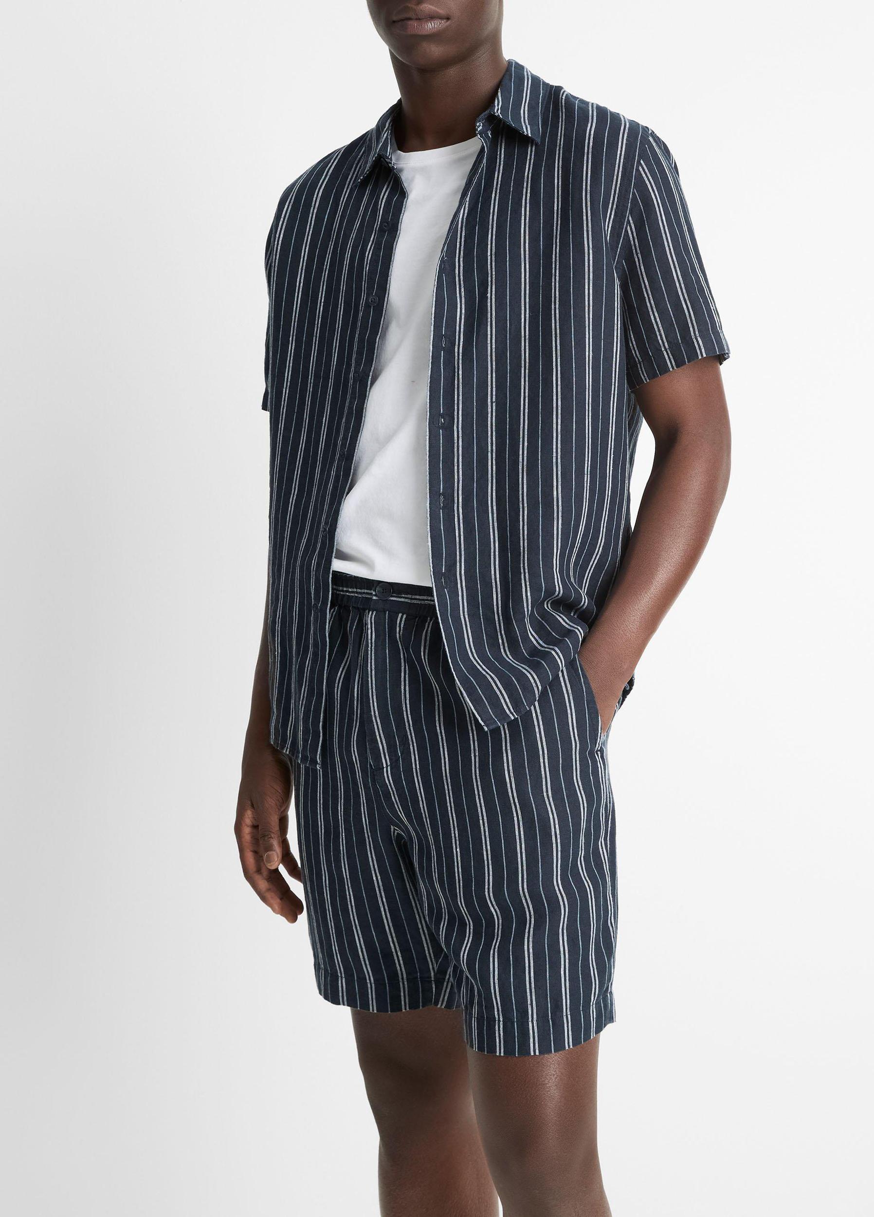 Mesa Stripe Hemp Beach Short Product Image