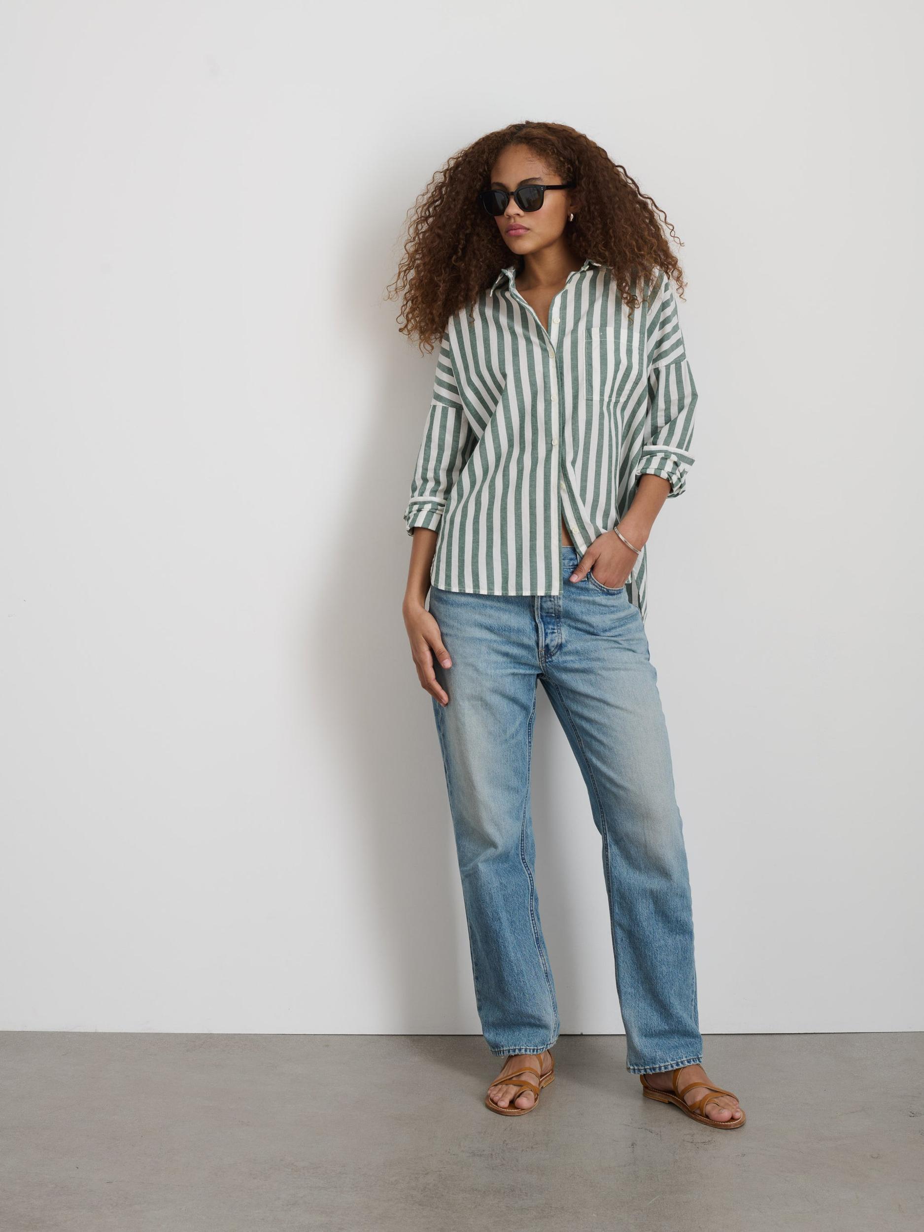 Jo Shirt in Positano Stripe Product Image