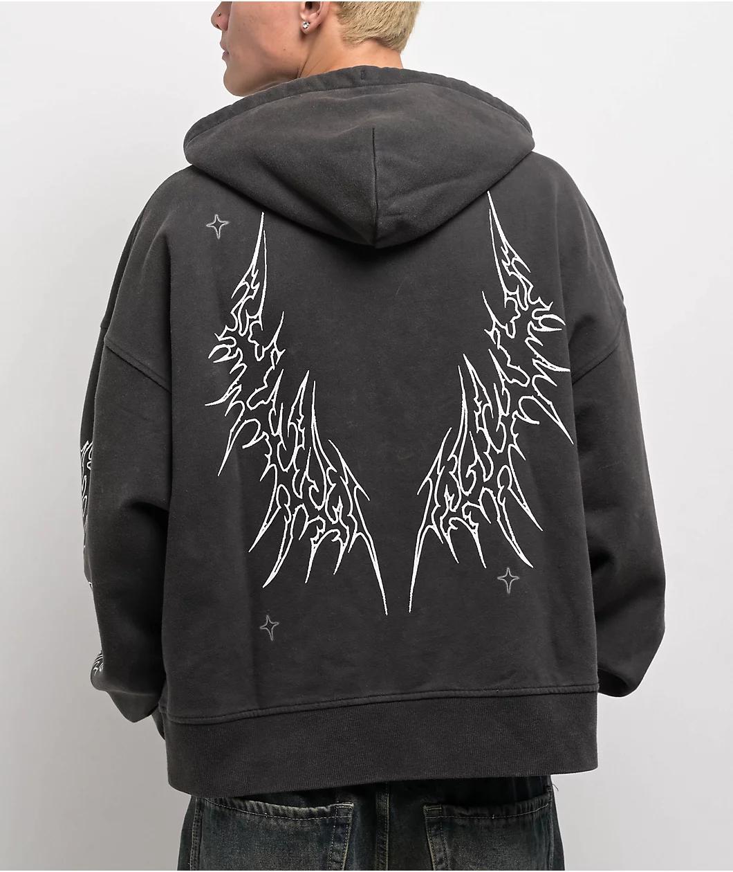 Vitriol Thunder Black Wash Hoodie Product Image