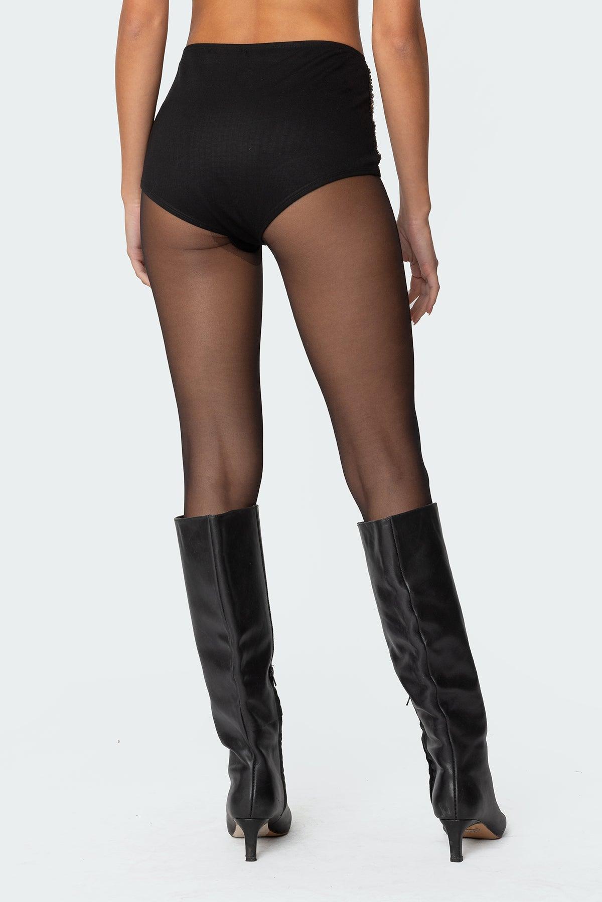 Rhinestone Micro Shorts Product Image