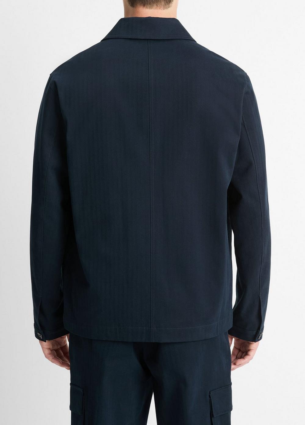 Herringbone Cotton Chore Jacket Product Image