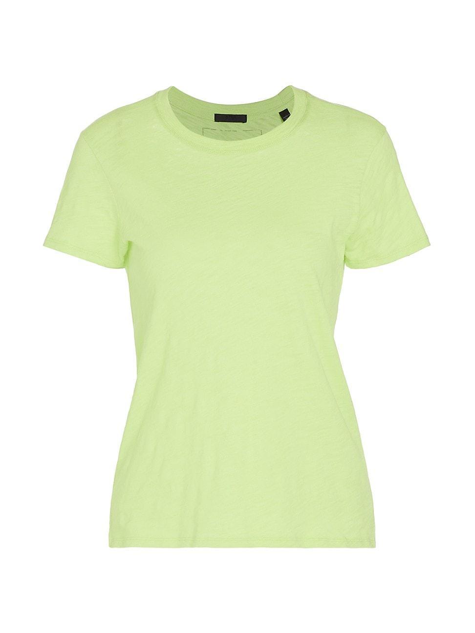 Womens Schoolboy Slub Jersey T-Shirt Product Image