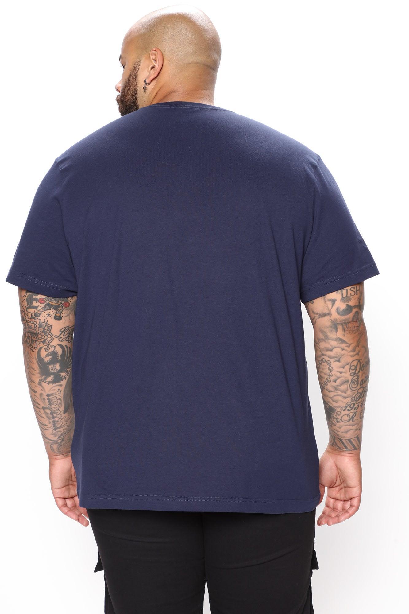 Essential Short Sleeve Crew Tee - Navy Product Image