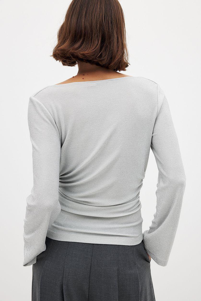 Glitter Long Sleeve Top Product Image