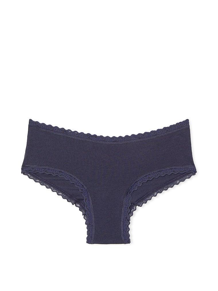 Cotton Lace-Waist Cheeky Panty Product Image