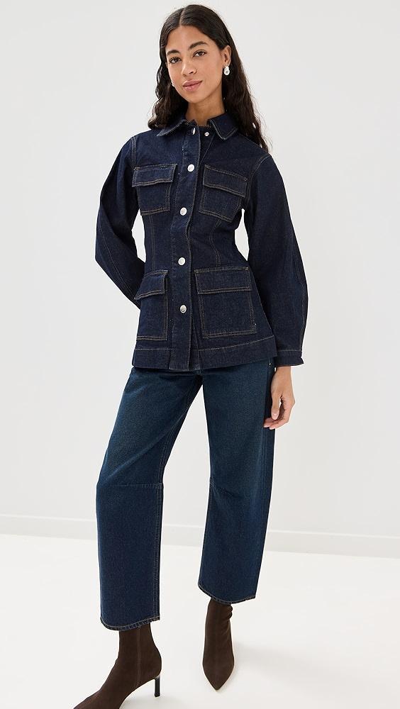 ALIGNE Milly Waisted Denim Jacket | Shopbop Product Image