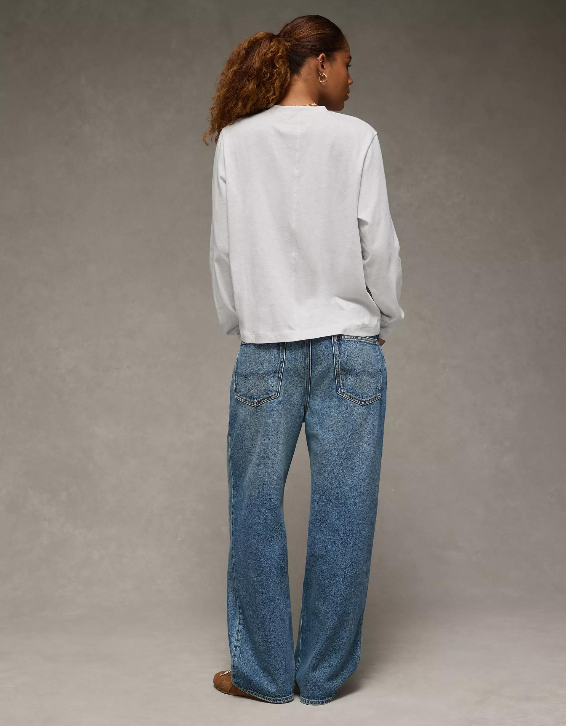 AE Everyday Luxe Long Sleeve T-Shirt Product Image