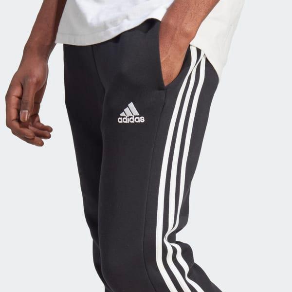 Essentials Fleece 3-Stripes Tapered Cuff Pants Product Image