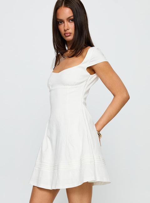 Infinite Wonders Mini Dress White Product Image