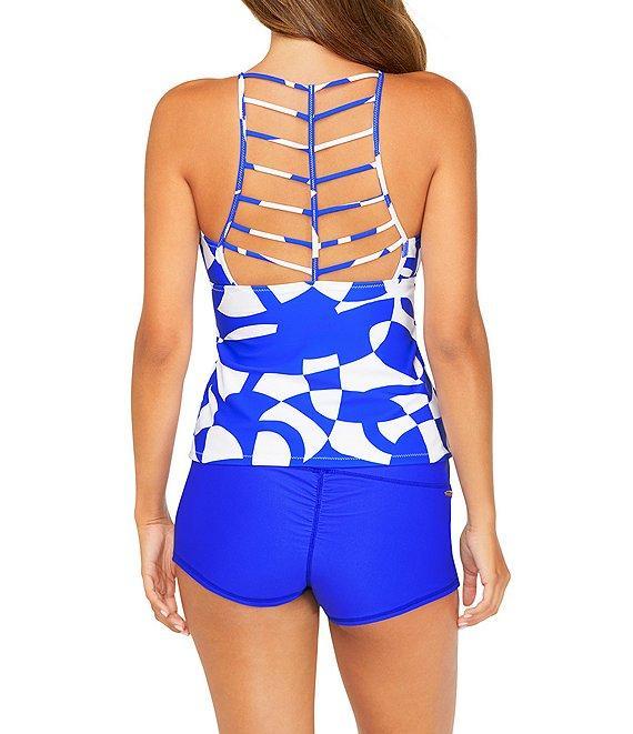 Raisins Solid Surf Shirred Short Swim Bottom Product Image