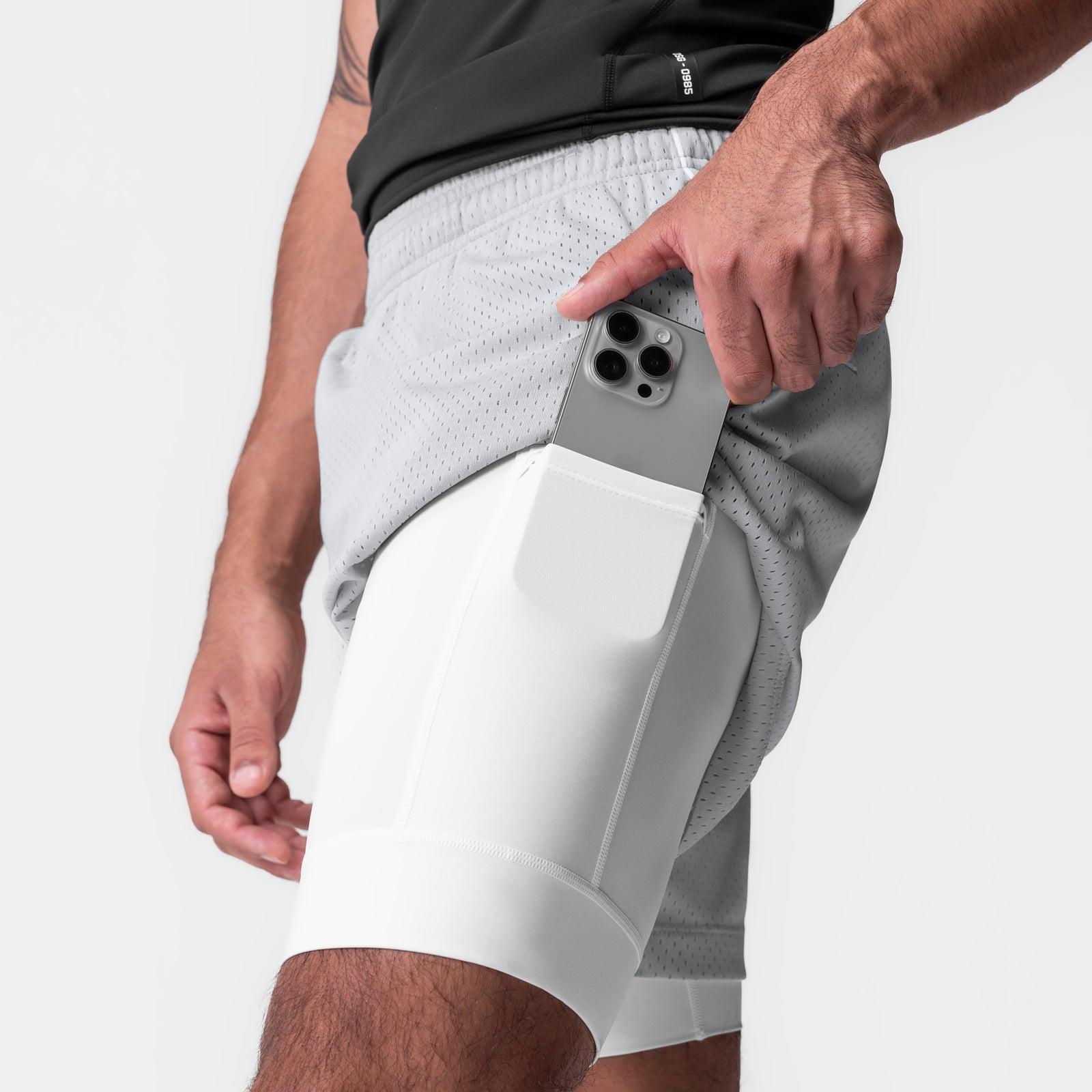 0991. Ion-Mesh 5" Liner Short - Slate Grey Male Product Image