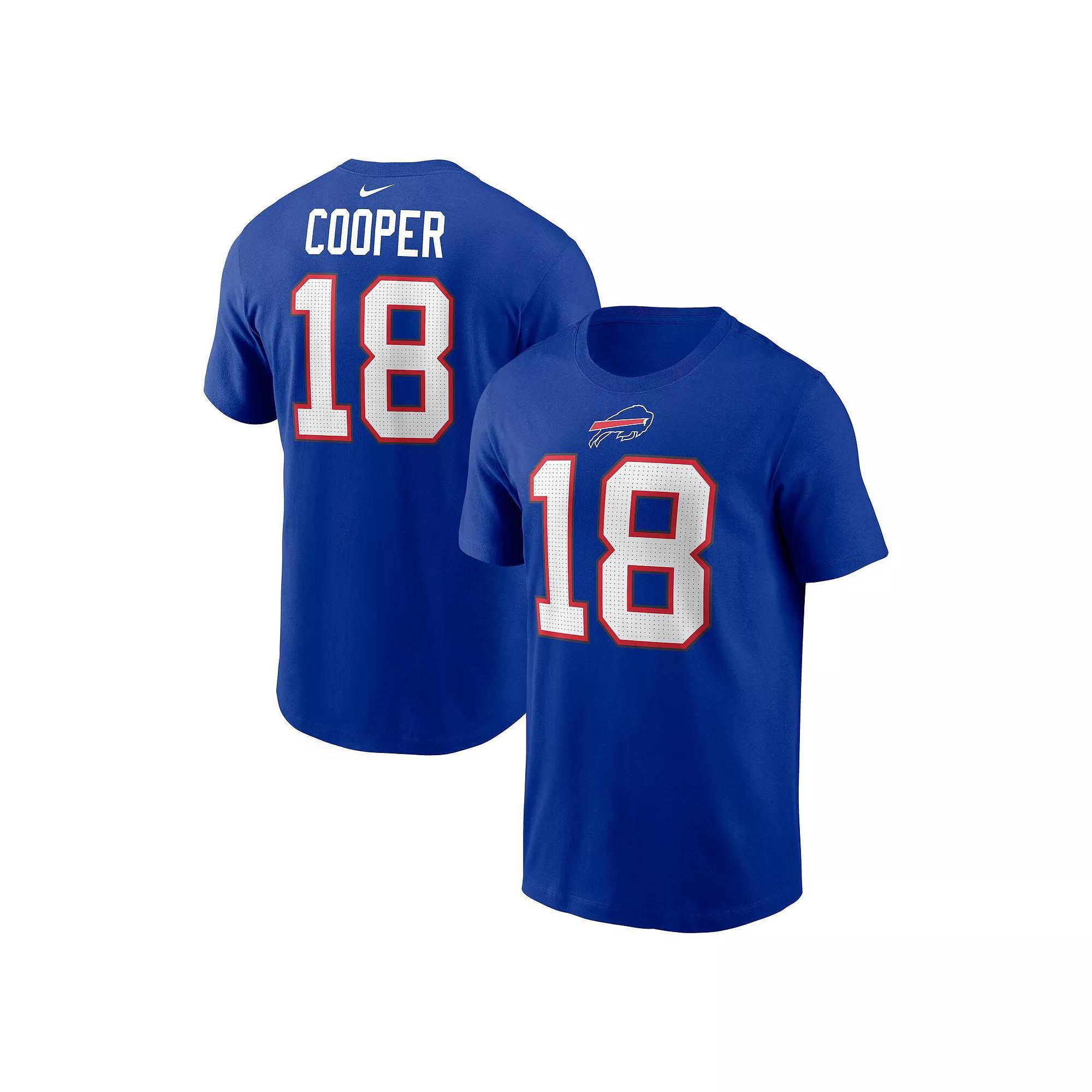 Men's Nike Amari Cooper Royal Buffalo Bills Name & Number T-Shirt,  Product Image