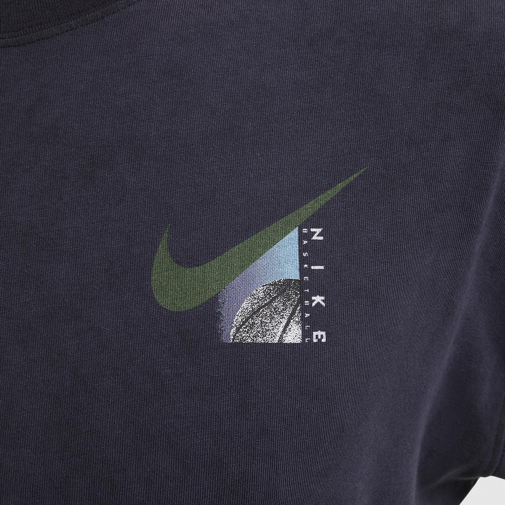 Nike Mens Max90 Long-Sleeve Basketball T-Shirt | HF6195-010 Product Image