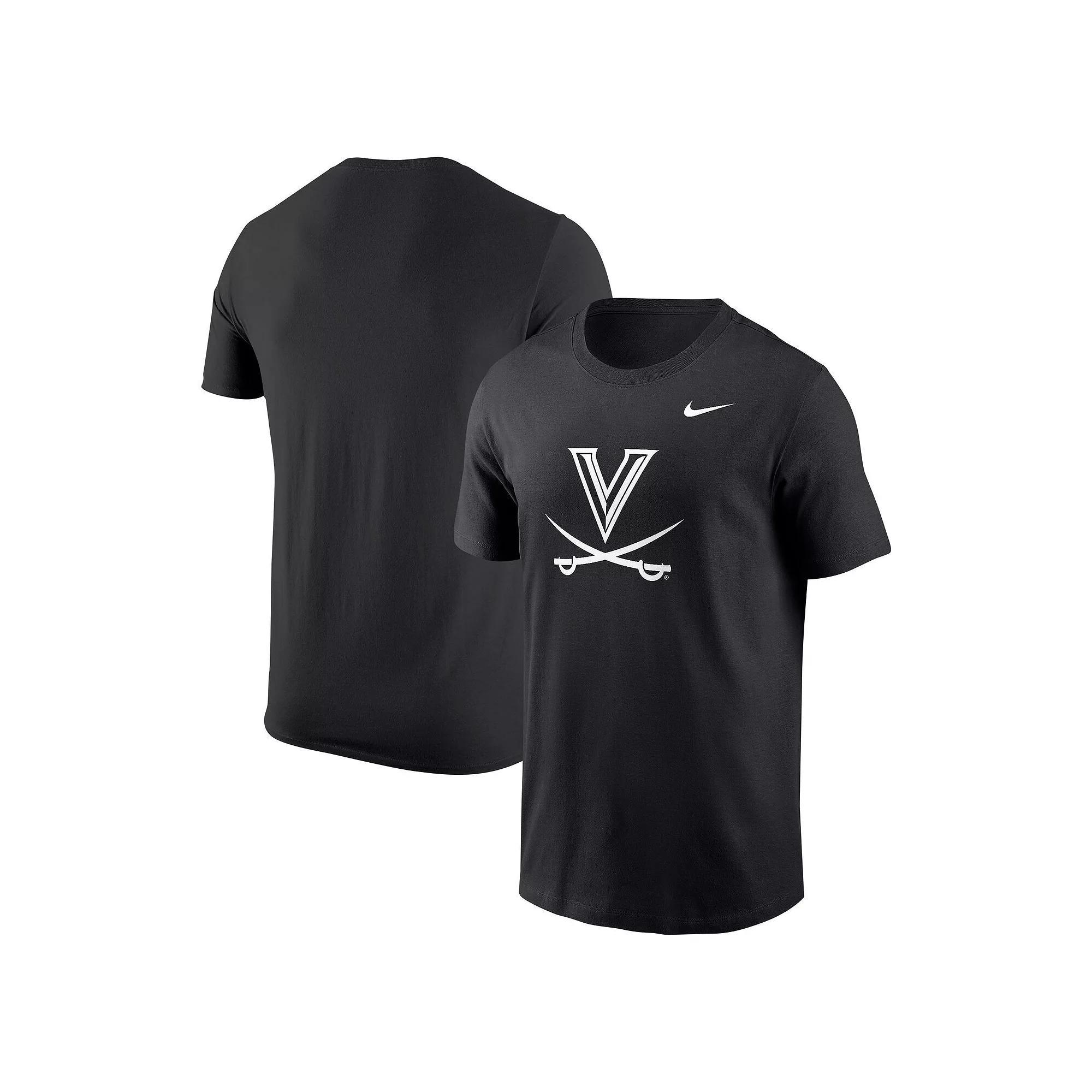 Men's Nike Black Virginia Cavaliers Logo T-Shirt, Size: Large Product Image