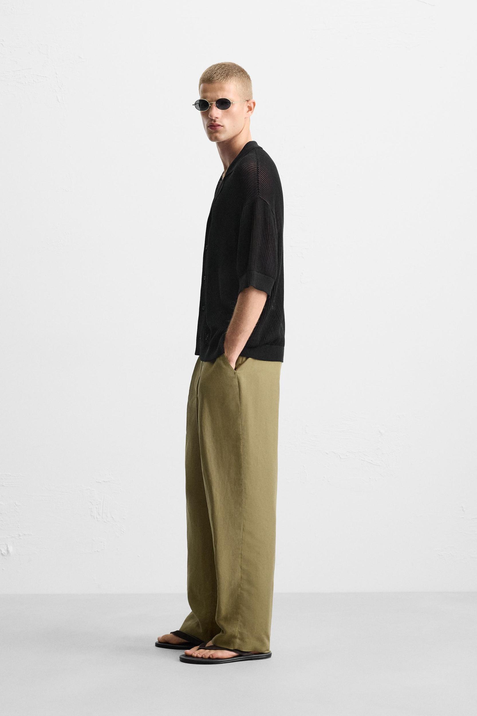 OPEN KNIT SHIRT Product Image