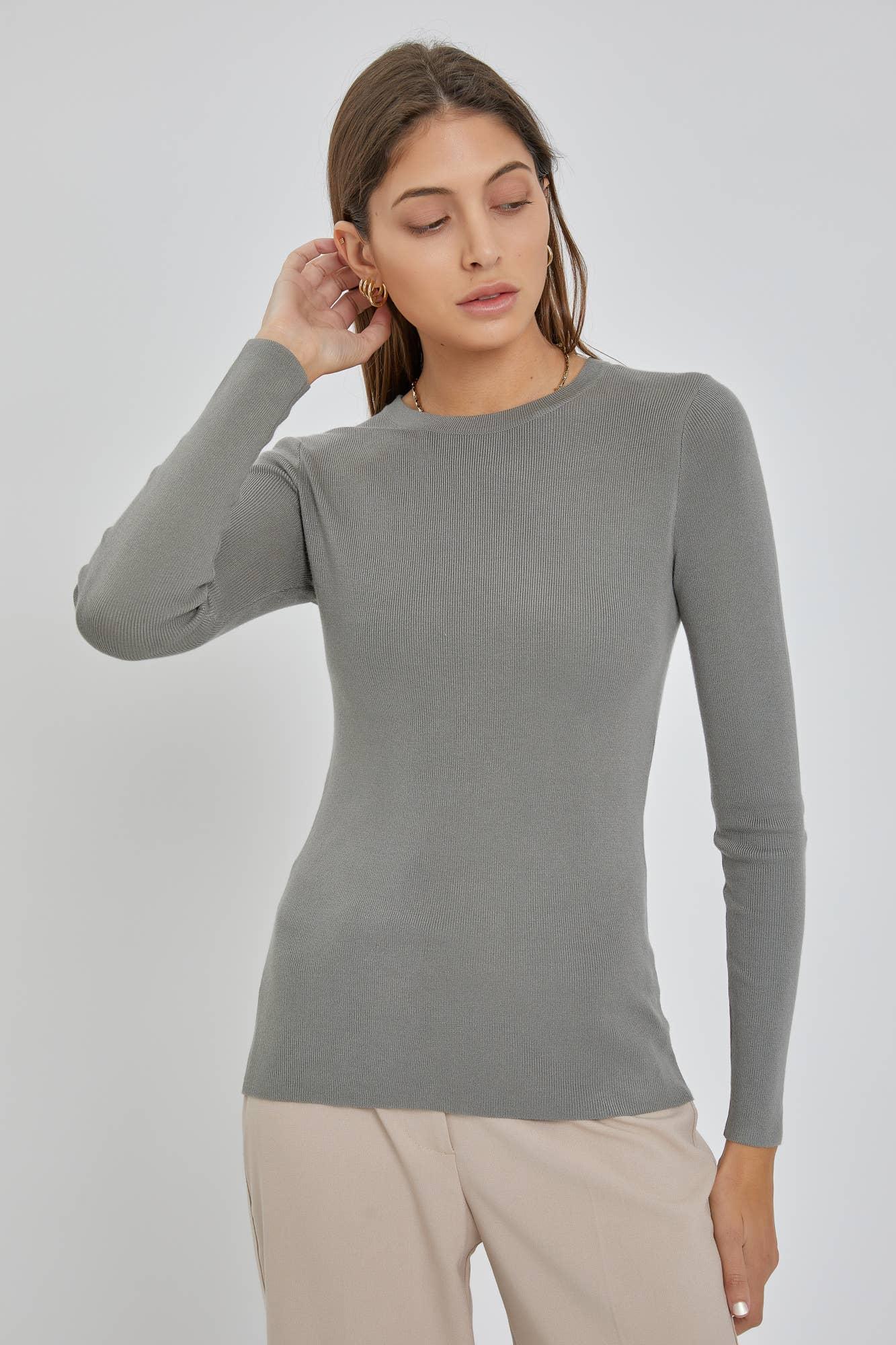 UB BASICS: MAKE YOUR CHOICE RIBBED TOP *FS Product Image