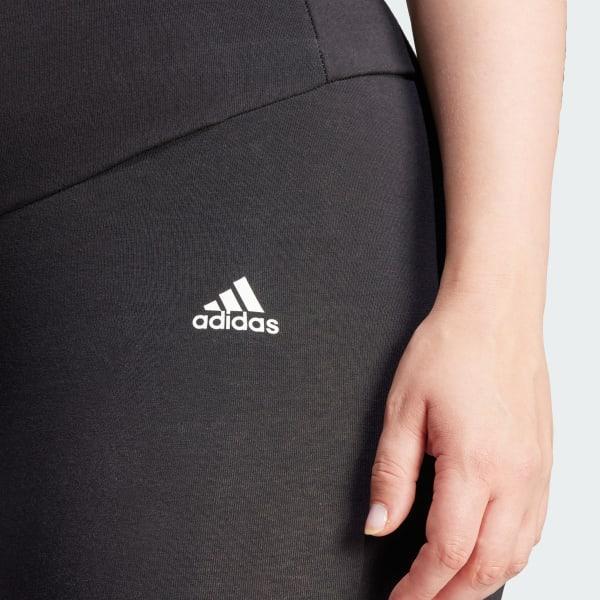 Essentials High-Waisted Logo Leggings (Plus Size) Product Image