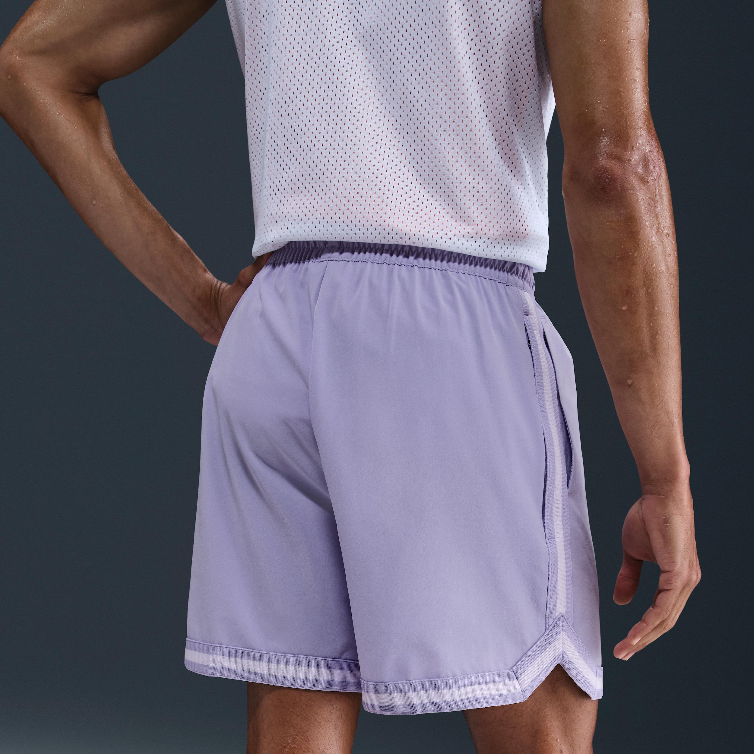 Nike Mens DNA Dri-FIT 6 UV Woven Basketball Shorts | FN2659-515 Product Image
