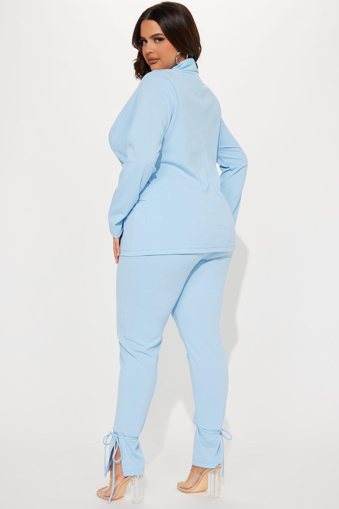 Head Of The Table Pant Suit - Light Blue Product Image