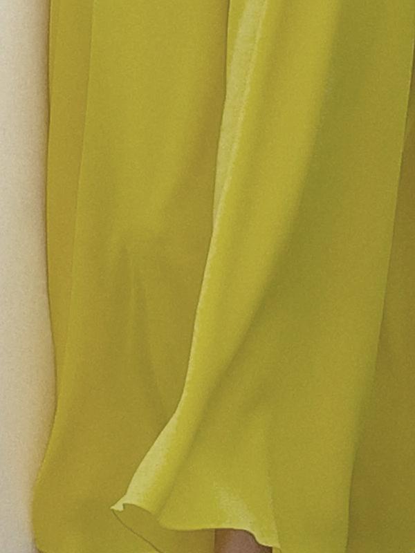 Loose Short Sleeves Pleated Solid Color Split-Joint Round-Neck Evening Dresses Midi Dresses Product Image