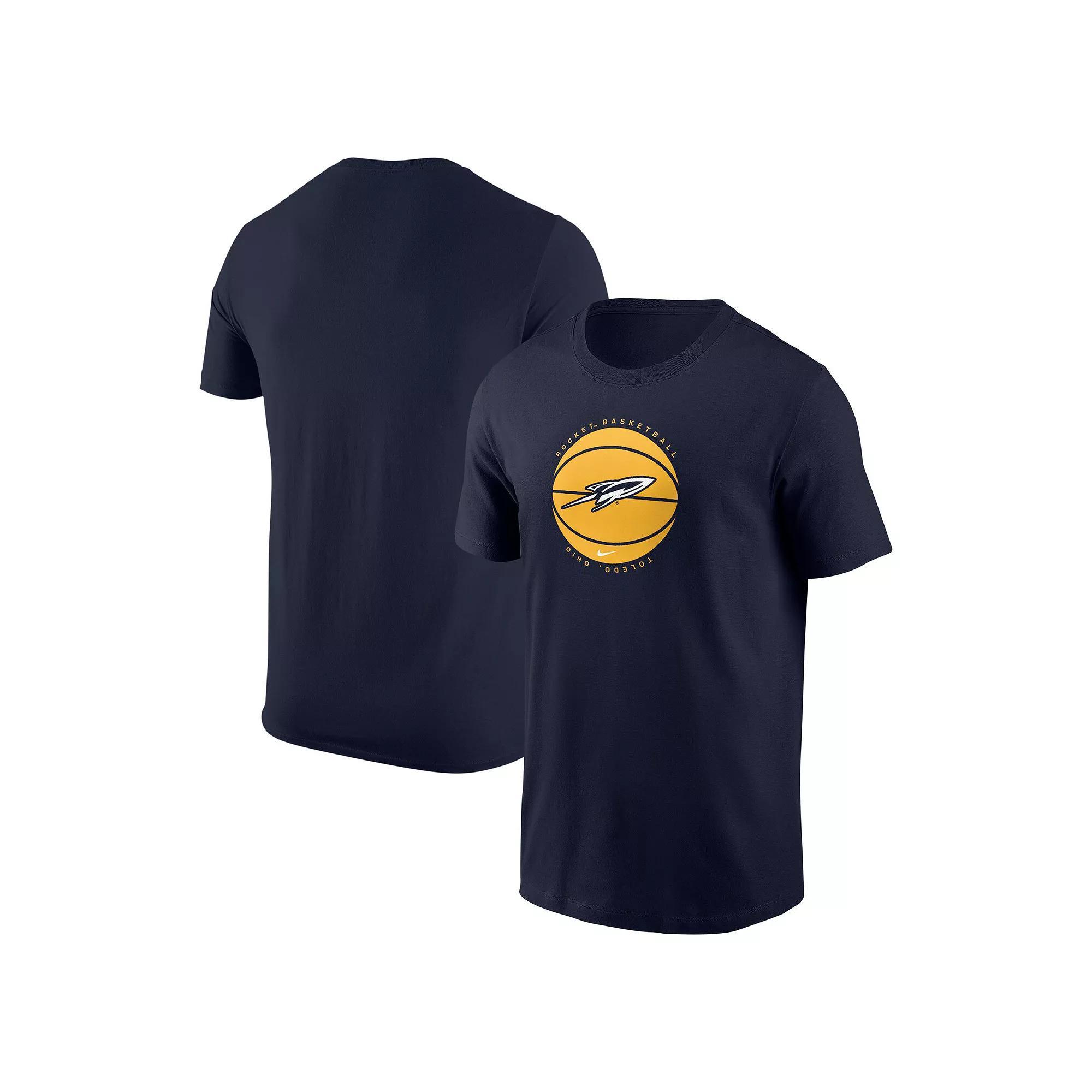 Men's Nike Navy Toledo Rockets Basketball Core T-Shirt,  Product Image
